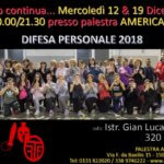 Più di cinquanta partecipanti al corso di difesa personale 2018