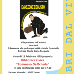 Patrizia Tuis a “Libri dal Vivo” in biblioteca