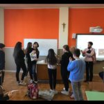 I ragazzi delle scienze umane del liceo Peano hanno spiegato l’arte agli alunni del San Giuseppe