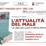 Presentazione del volume: “L’attualità del male. La Libia dei Lager è verità processuale”