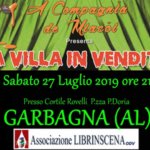 Una villa in vendita a Garbagna per la stagione teatrale di Librincena