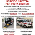 Come ogni anno la Croce Rossa di Tortona ha attivato il servizio navetta verso i Cimiteri