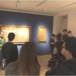 Dentro la Pinacoteca “il Divisionismo” con gli studenti del Marconi
