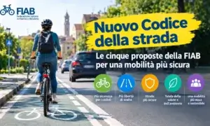 Nuovo Codice della strada, le cinque proposte della FIAB per una mobilità più sicura
